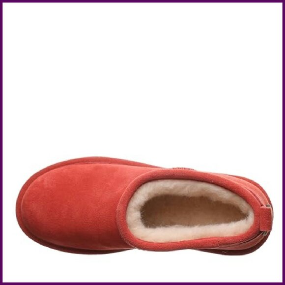 Women's Super Shorty Boots, Wool Blend Lined, BearCoat Suede, Winter Ankle - Picture 6 of 8